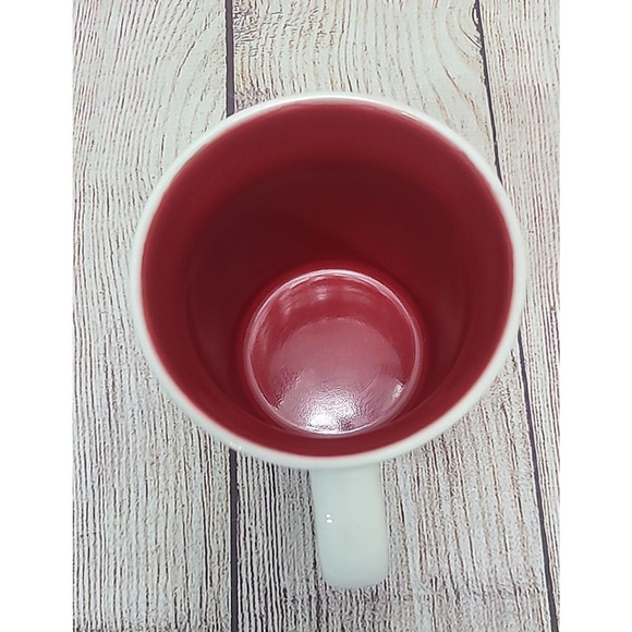 Starbucks 12 Days of Christmas Coffee Tea Mug Cup Red Gold Holiday 14 oz 2008 - Picture 5 of 6